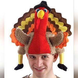 🔹️NWOT Novelty Turkey Hat One Size